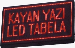 Kayan Yazı Tabela